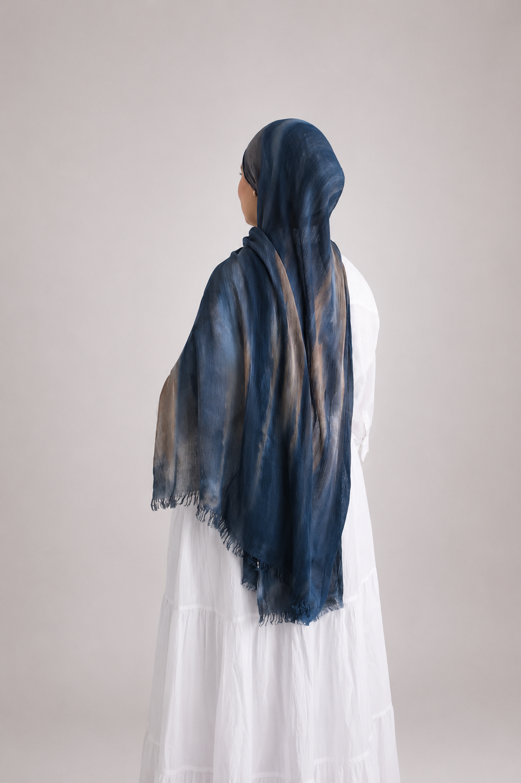Premium Crinkle Modal Hijab - Printed