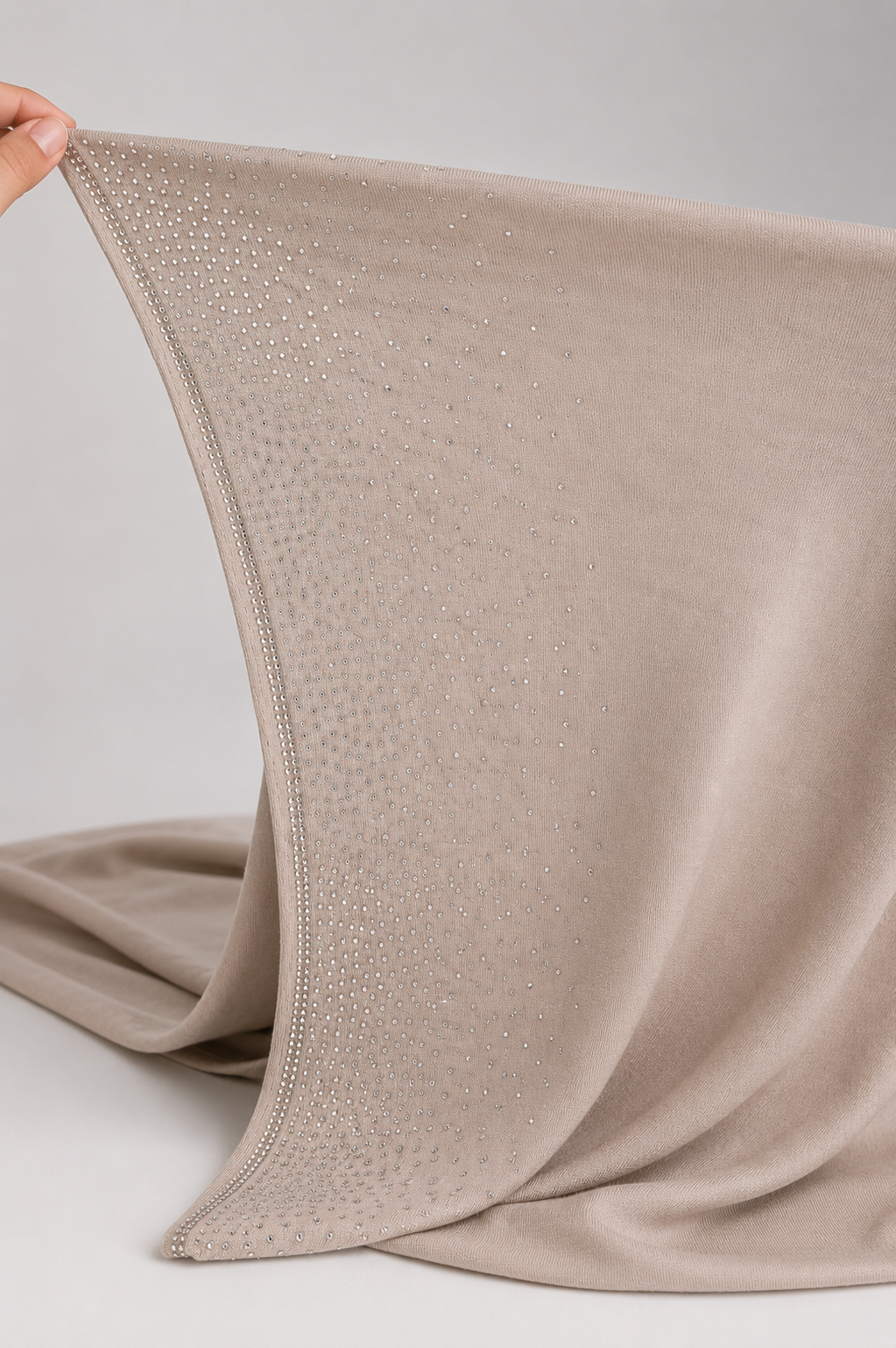 Premium Jersey Hijab with Pearls