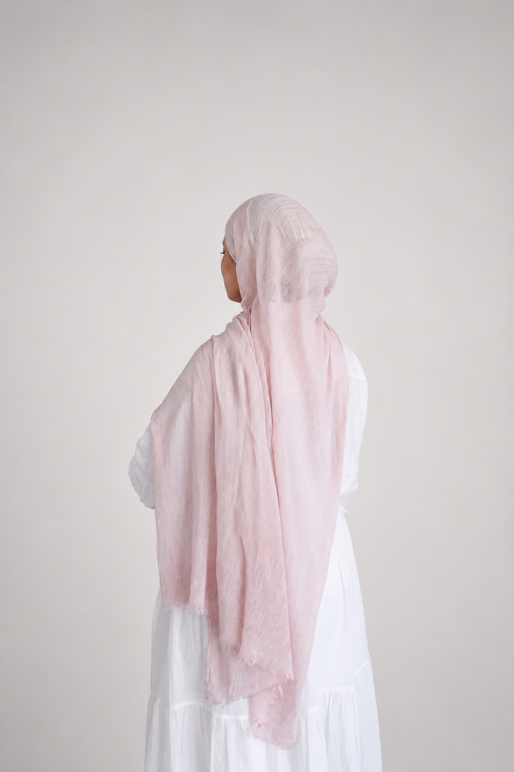 Plain Crinkle Modal Hijab