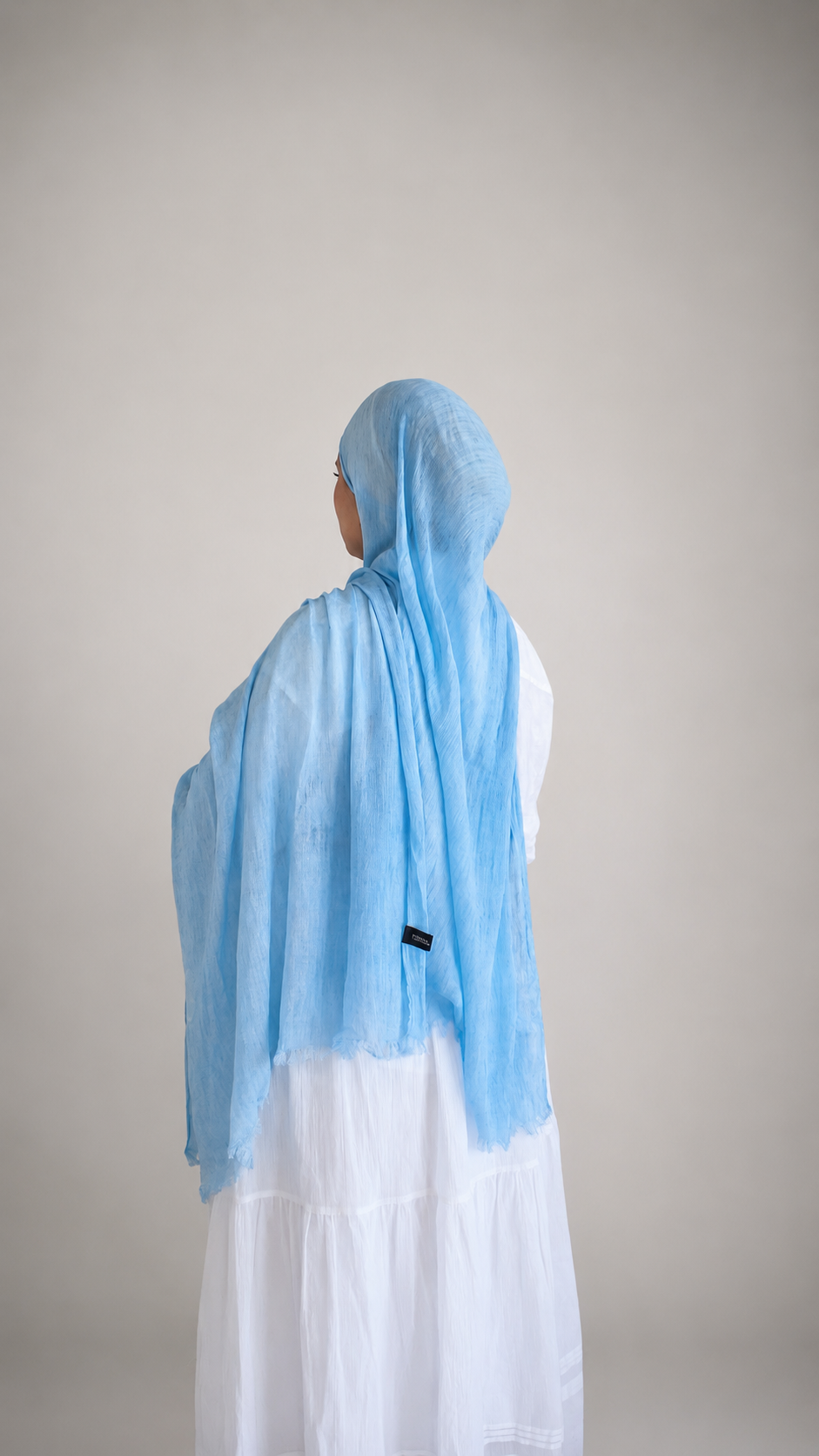 Plain Crinkle Modal Hijab