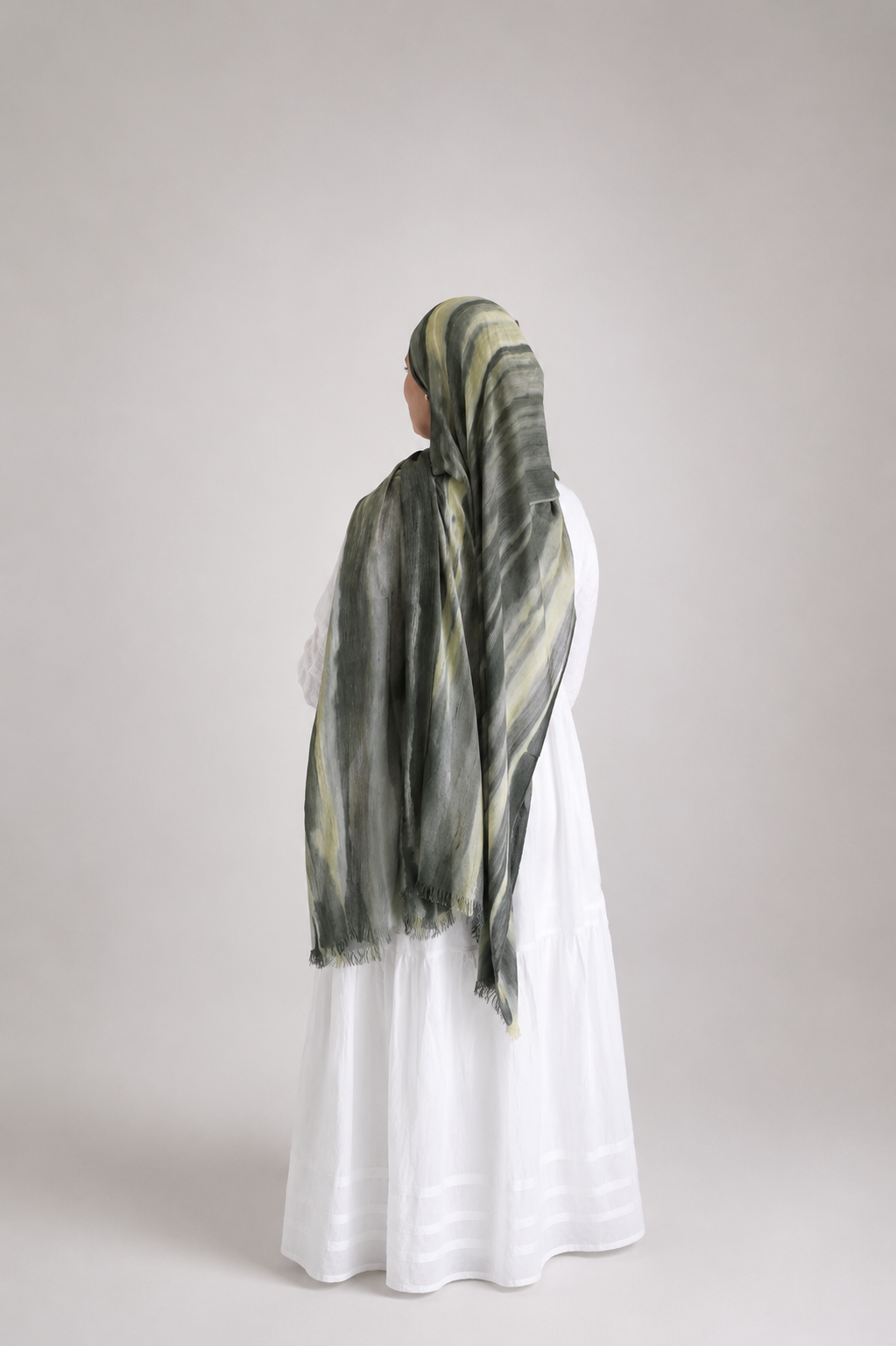 Premium Crinkle Modal Hijab - Printed