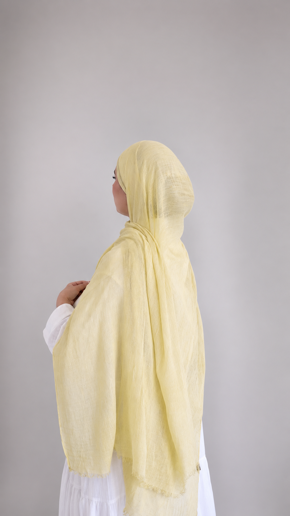 Plain Crinkle Modal Hijab