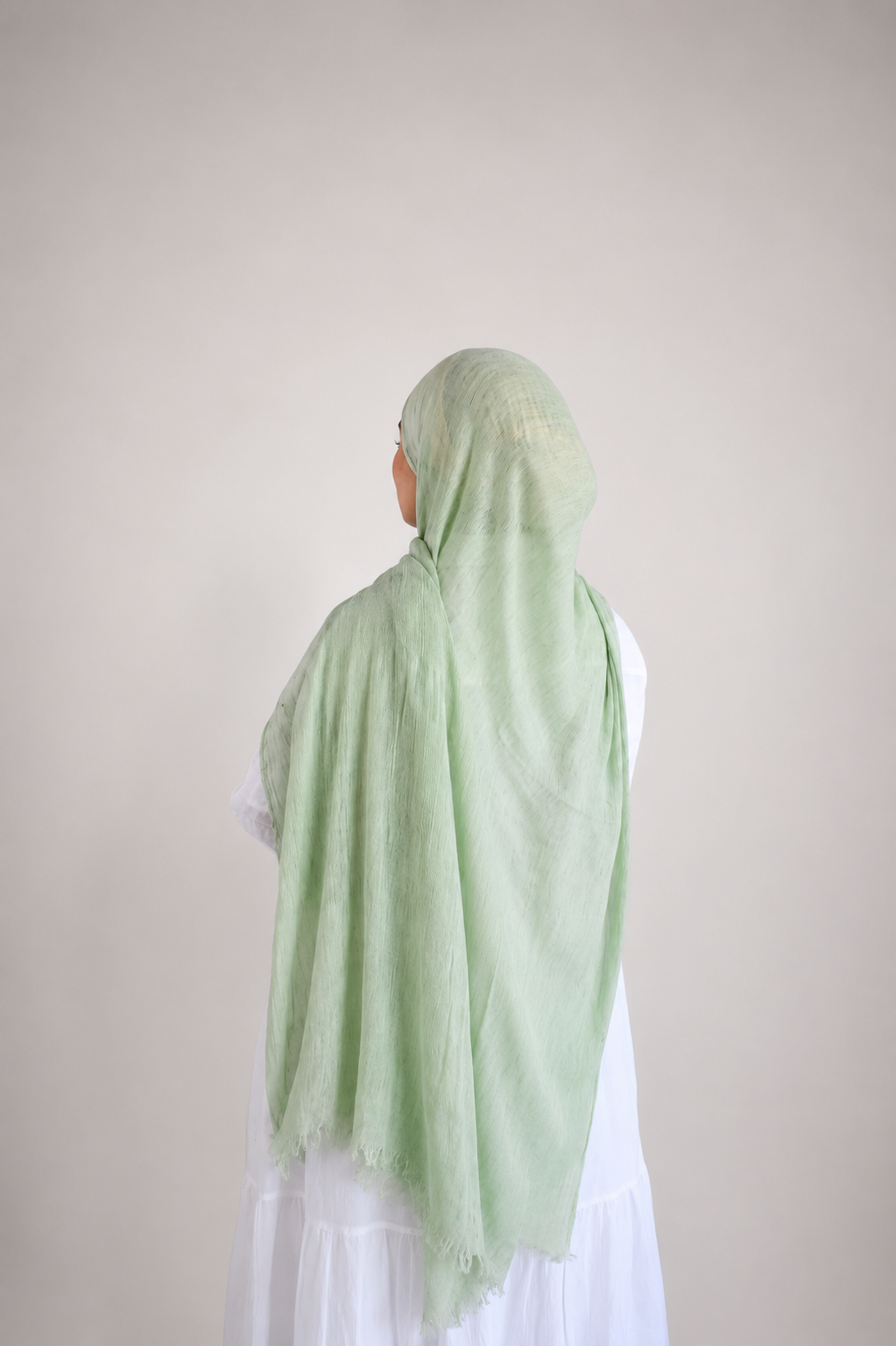 Plain Crinkle Modal Hijab