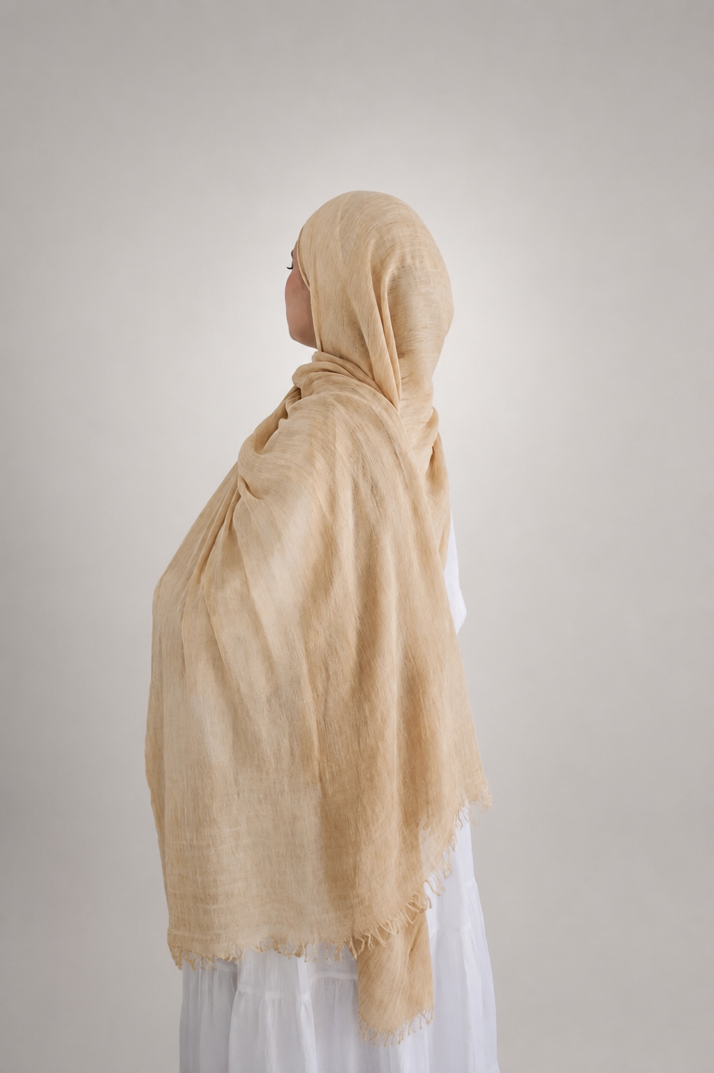 Plain Crinkle Modal Hijab