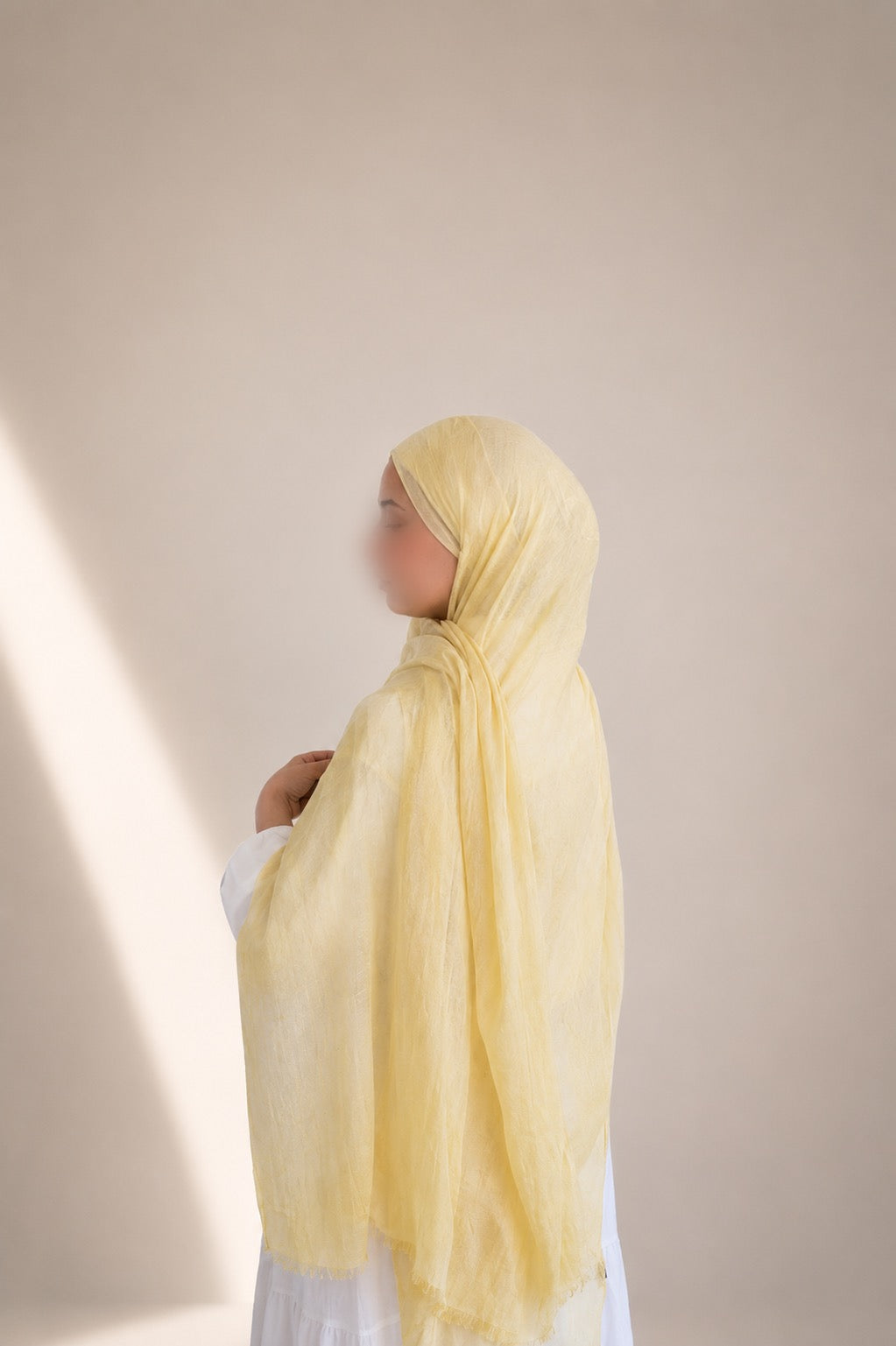 Plain Crinkle Modal Hijab